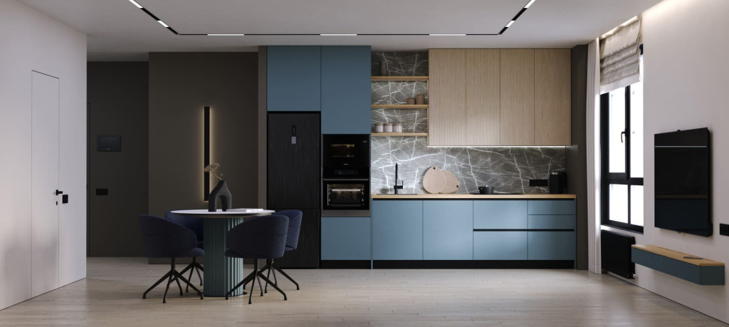 Как оформить кухню в темных тонах. Советы экспертов - фото №20