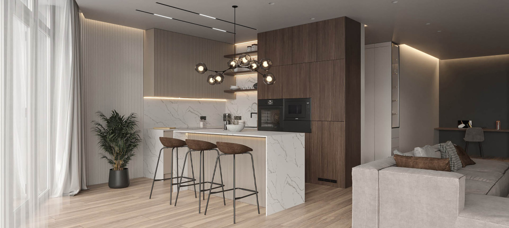 Как оформить кухню в темных тонах. Советы экспертов - фото №16