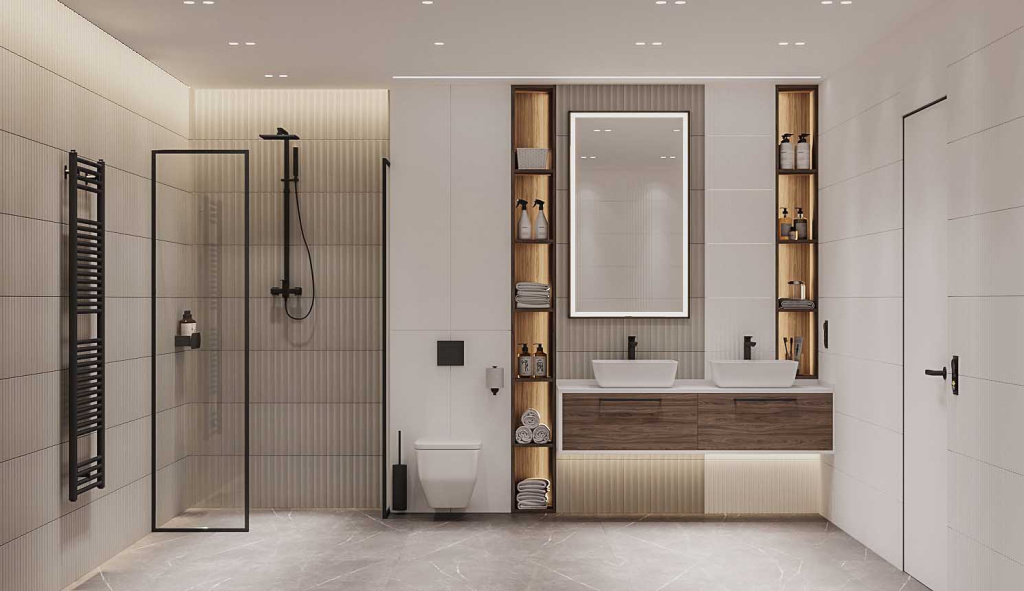 7 лайфхаков, как сделать удобную ванную в маленькой квартире - фото №33