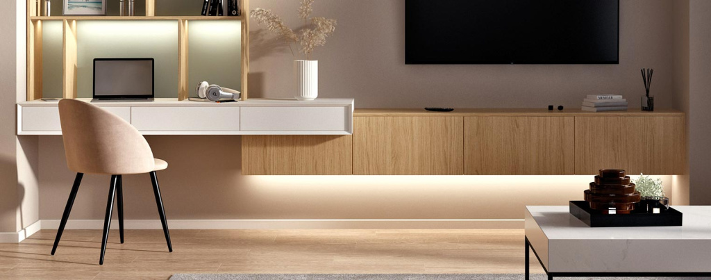 Варианты зонирования квартир свободной планировки - фото №24