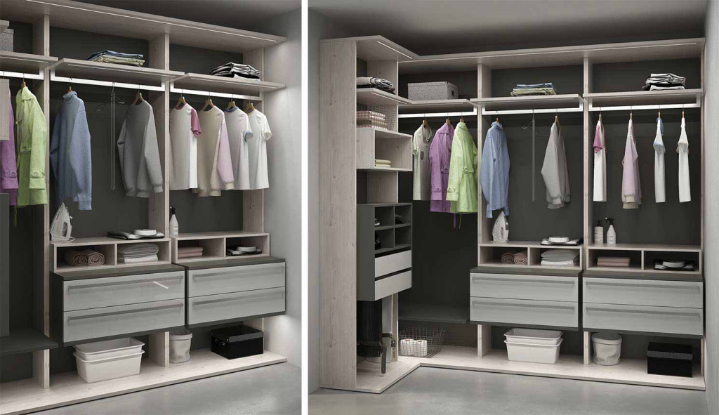 Как обустроить гардеробную на 3 кв. метрах - фото №8