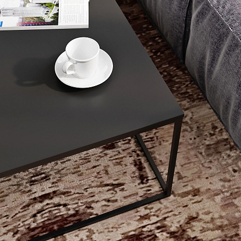 Журнальный столик на стальном каркасе - детальное фото № 3