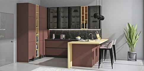 Полуостровная кухня