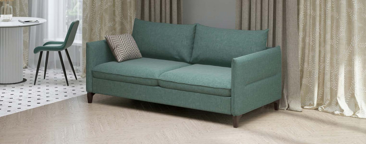 Прямой диван-кровать Нова в кухню-гостиную