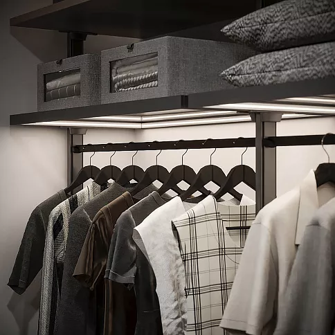 Гардеробная комната 16 - детальное фото № 3