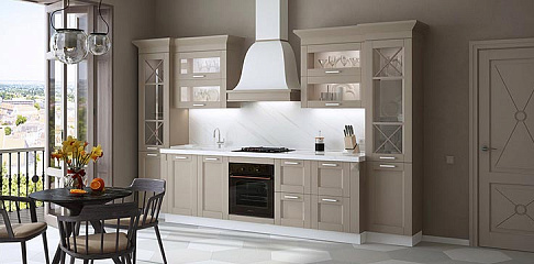 Бежевая кухня: дизайн интерьера в 50 фото