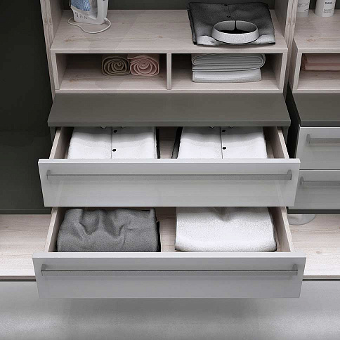 Гардеробная в отдельной нише - детальное фото № 2